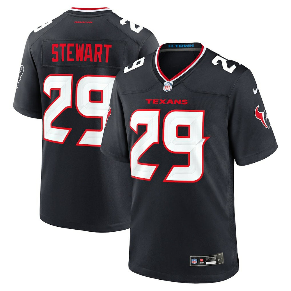 M.J. Stewart Houston Texans Team Game Jersey - Navy Jerseys