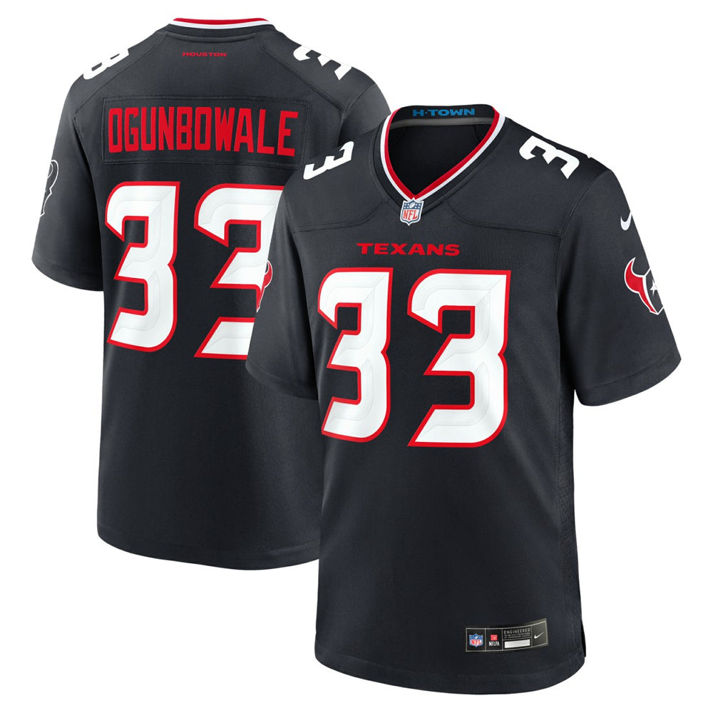 Dare Ogunbowale Houston Texans Team Game Jersey - Navy Jerseys