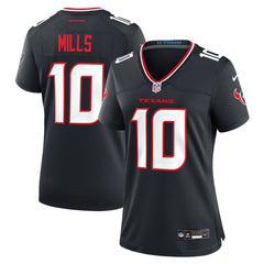 Davis Mills Houston Texans Women's Team Game Jersey - Navy Jerseys