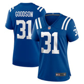 Tyler Goodson Indianapolis Colts Women's Game Jersey - Royal Jerseys