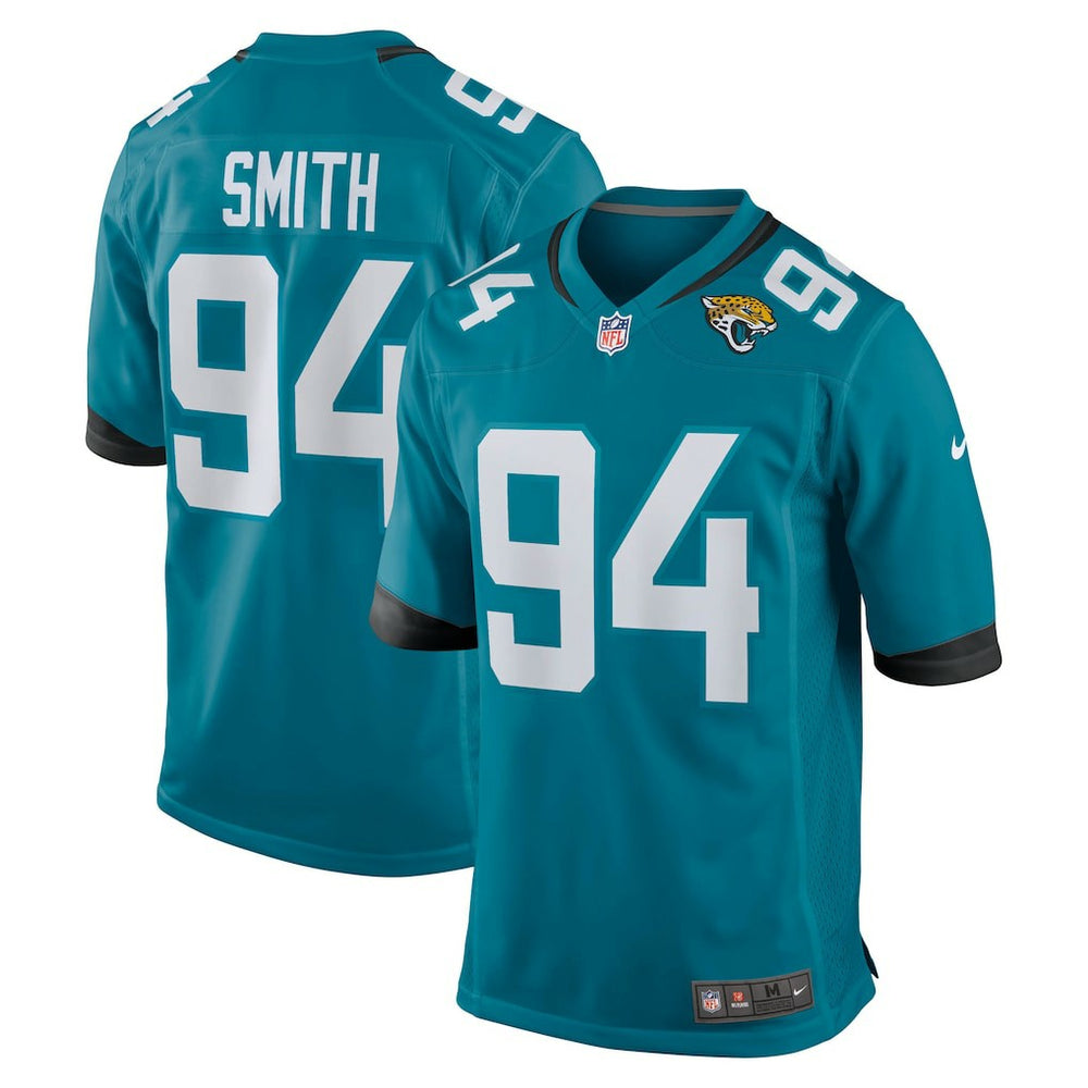 Maason Smith Jacksonville Jaguars Team Game Jersey - Teal Jerseys