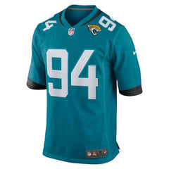 Maason Smith Jacksonville Jaguars Team Game Jersey - Teal Jerseys