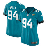 Maason Smith Jacksonville Jaguars Women's Game Jersey - Teal Jerseys
