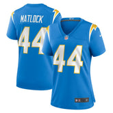 Scott Matlock Los Angeles Chargers Women's Game Jersey - Powder Blue Jerseys