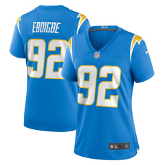 Justin Eboigbe Los Angeles Chargers Women's Game Jersey - Powder Blue Jerseys