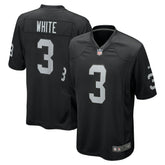 Zamir White Las Vegas Raiders Team Game Jersey - Black Jerseys