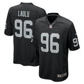 Jonah Laulu Las Vegas Raiders Team Game Jersey - Black Jerseys