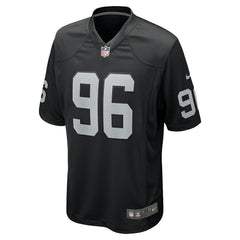 Jonah Laulu Las Vegas Raiders Team Game Jersey - Black Jerseys