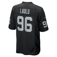 Jonah Laulu Las Vegas Raiders Team Game Jersey - Black Jerseys