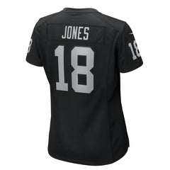 Jack Jones Las Vegas Raiders Women's Game Jersey - Black Jerseys