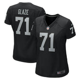 DJ Glaze Las Vegas Raiders Women's Game Jersey - Black Jerseys