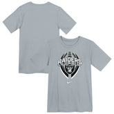 Las Vegas Raiders Preschool Icon Legend Dri-FIT T-Shirt - Gray T-shirts