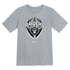 Las Vegas Raiders Preschool Icon Legend Dri-FIT T-Shirt - Gray T-shirts