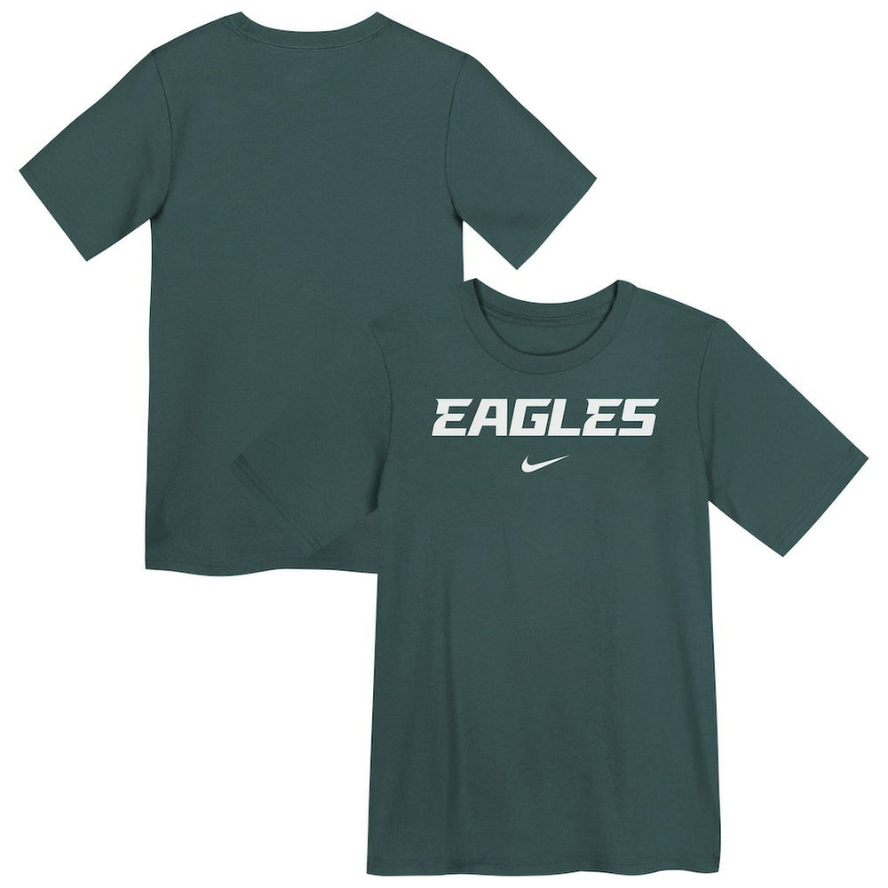Philadelphia Eagles Preschool Wordmark T-Shirt - Midnight Green T-shirts