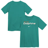 Miami Dolphins Preschool Wordmark T-Shirt - Aqua T-shirts