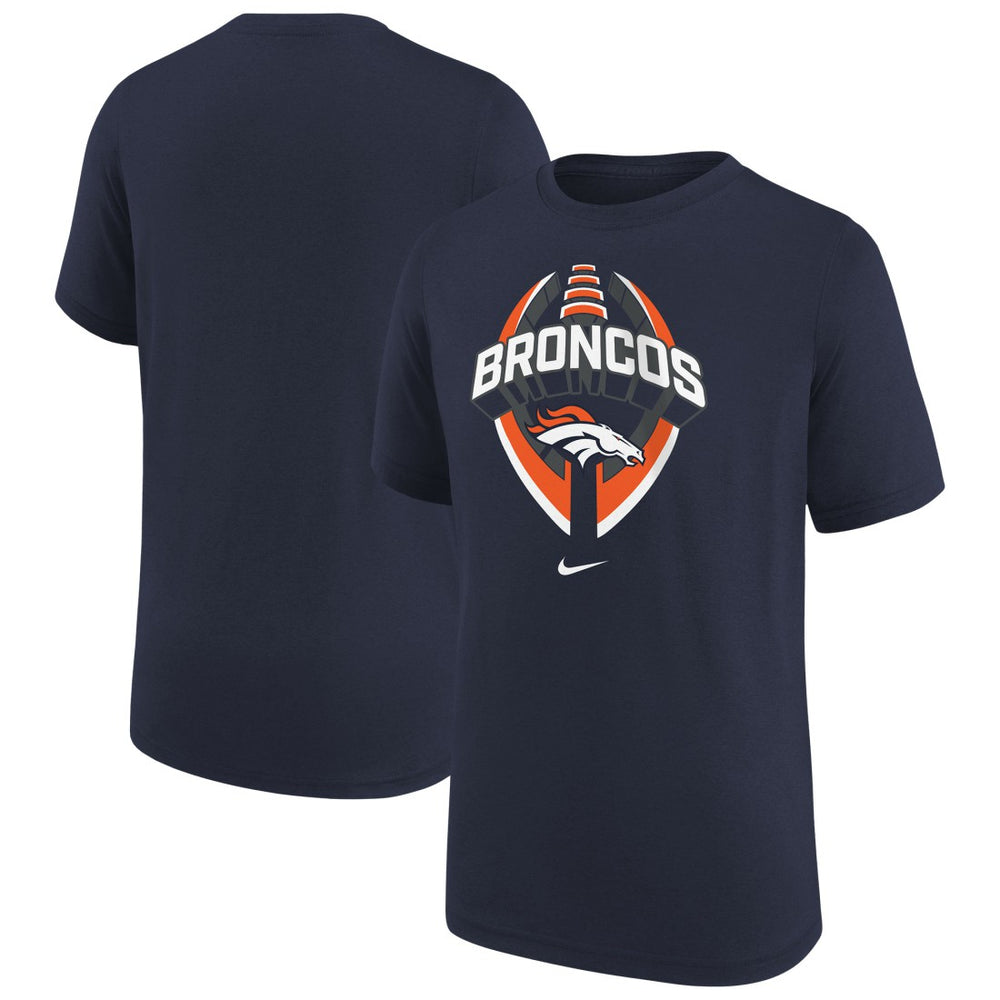Denver Broncos Youth Icon Legend T-Shirt - Navy T-shirts