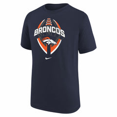 Denver Broncos Youth Icon Legend T-Shirt - Navy T-shirts