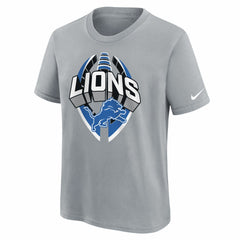 Detroit Lions Youth Icon Legend T-Shirt - Gray T-shirts