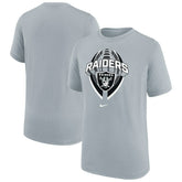 Las Vegas Raiders Youth Icon Legend T-Shirt - Gray T-shirts