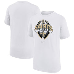 New Orleans Saints Youth Icon Legend T-Shirt - White T-shirts