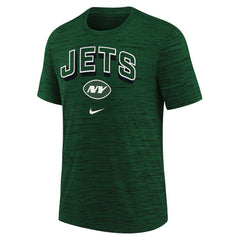 New York Jets Youth Sideline Velocity Performance T-Shirt - Green T-shirts