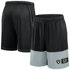 Las Vegas Raiders Big & Tall Best of the Best Performance Shorts - Black/Silver Shorts