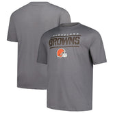 Cleveland Browns Big & Tall Top Notch T-Shirt - Heather Gray T-shirts