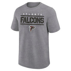 Atlanta Falcons Big & Tall Top Notch T-Shirt - Heather Gray T-shirts