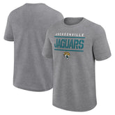 Jacksonville Jaguars Big & Tall Top Notch T-Shirt - Heather Gray T-shirts