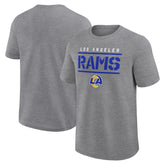 Los Angeles Rams Big & Tall Top Notch T-Shirt - Heather Gray T-shirts