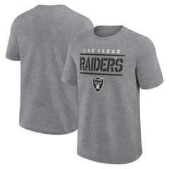 Las Vegas Raiders Big & Tall Top Notch T-Shirt - Heather Gray T-shirts