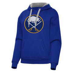 Buffalo Sabres Antigua Women's Victory Pullover Hoodie - Royal | US 202233389