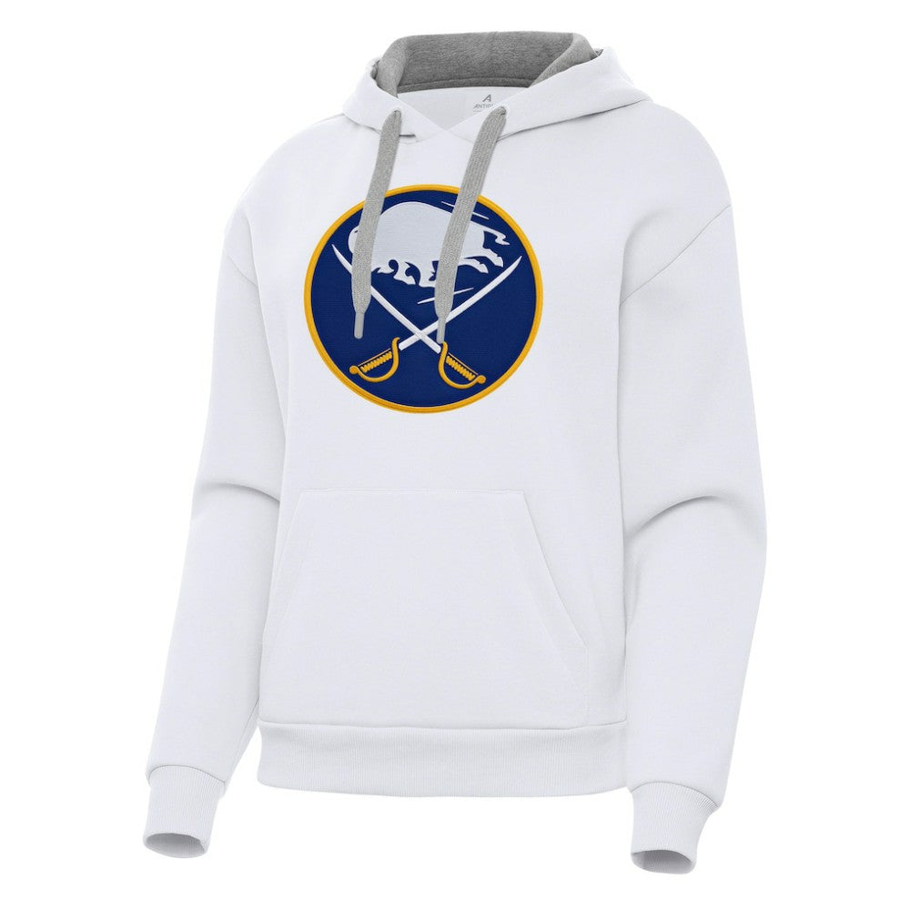 Buffalo Sabres Antigua Women's Victory Pullover Hoodie - White | US 202233404