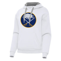 Buffalo Sabres Antigua Women's Victory Pullover Hoodie - White | US 202233404