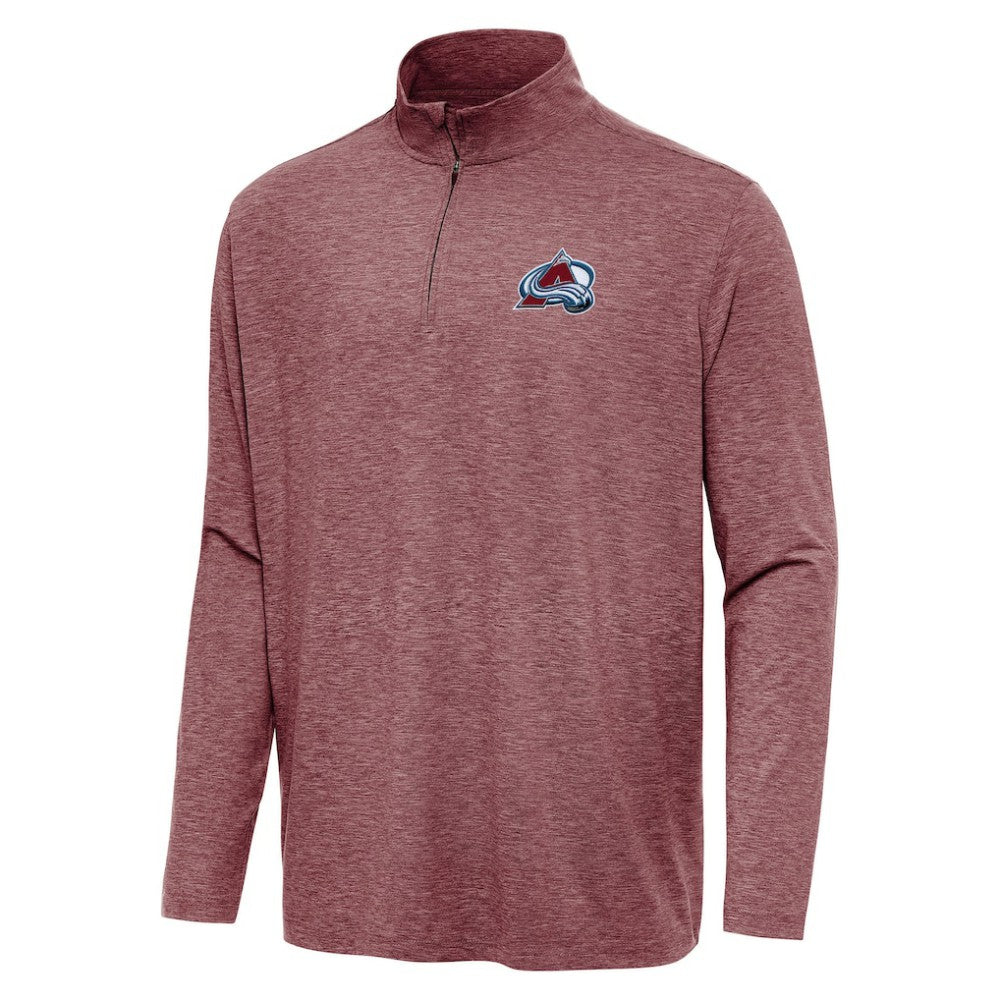 Colorado Avalanche Antigua Hunk Quarter-Zip Top - Burgundy | US 202233503