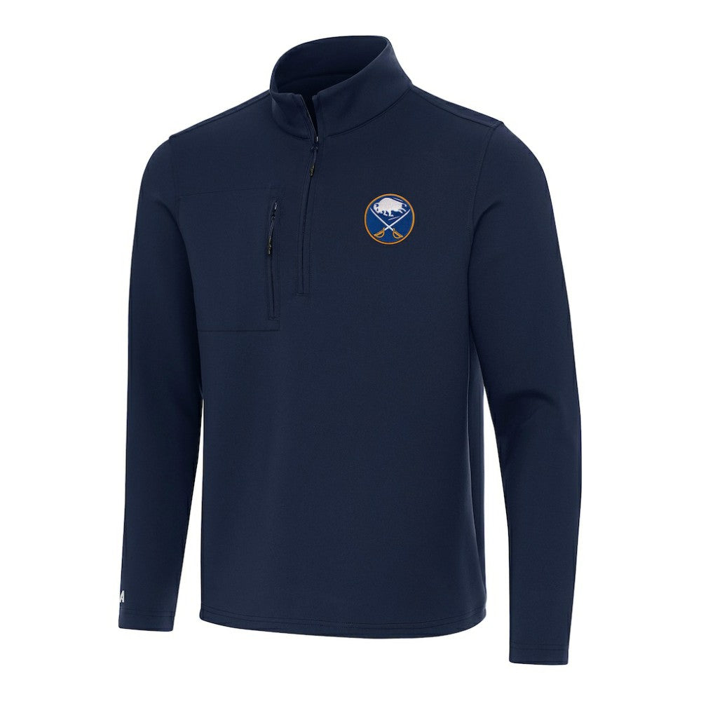 Buffalo Sabres Antigua Insider Quarter-Zip Top - Navy | US 202233561
