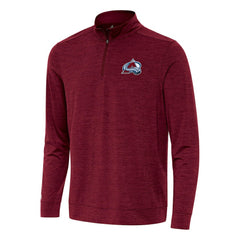 Colorado Avalanche Antigua Bright Quarter-Zip Top - Burgundy | US 202233615