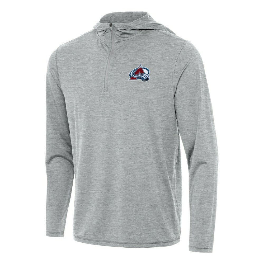 Colorado Avalanche Antigua Tidy Quarter-Zip Hoodie - Heather Gray | US 202233645