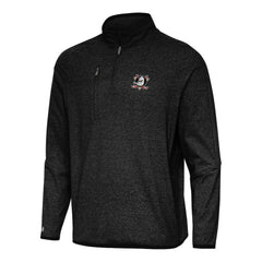 Anaheim Ducks Antigua Certain Quarter-Zip Tri-Blend Sweatshirt - Heather Black | US 202233918