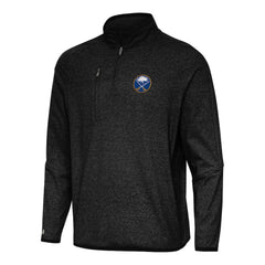 Buffalo Sabres Antigua Certain Quarter-Zip Tri-Blend Sweatshirt - Heather Black | US 202233922