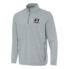 Anaheim Ducks Antigua Perilous Quarter-Zip Sweatshirt - Gray | US 202233966