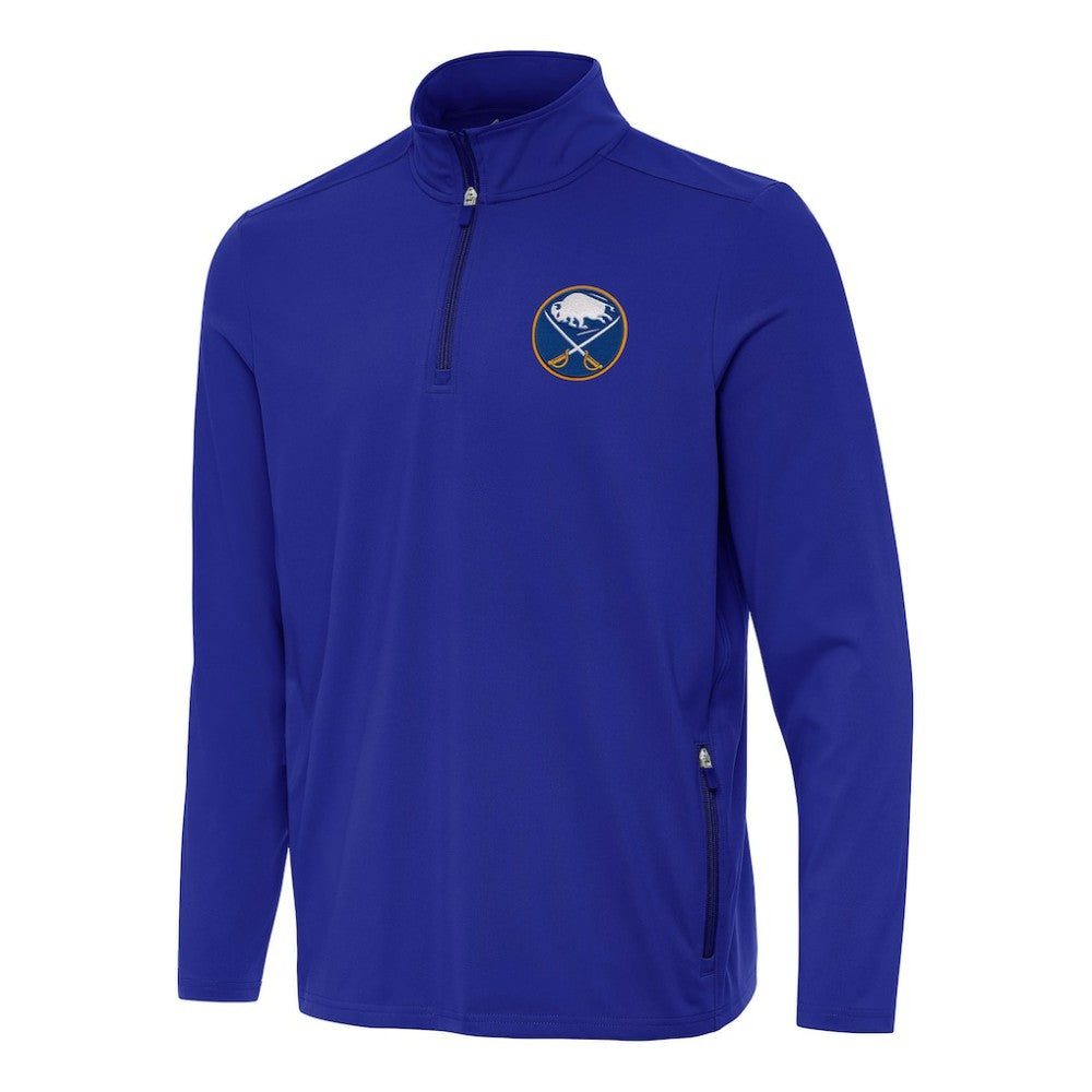Buffalo Sabres Antigua Perilous Quarter-Zip Sweatshirt - Royal | US 202233972