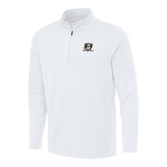 Anaheim Ducks Antigua Reprocess Quarter-Zip Top - White | US 202234090