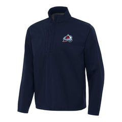 Colorado Avalanche Antigua Brisk Quarter-Zip Windbreaker - Navy | US 202234263