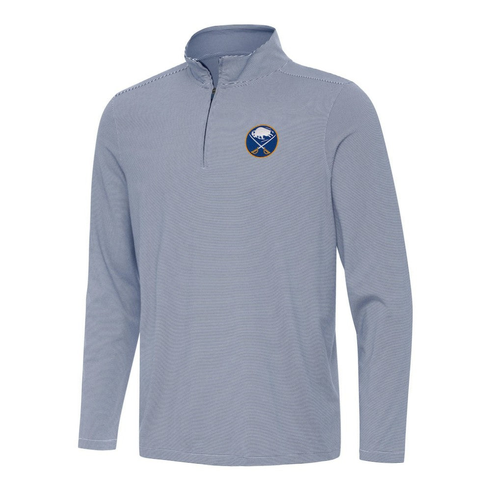 Buffalo Sabres Antigua Twine Quarter-Zip Top - Navy | US 202234665