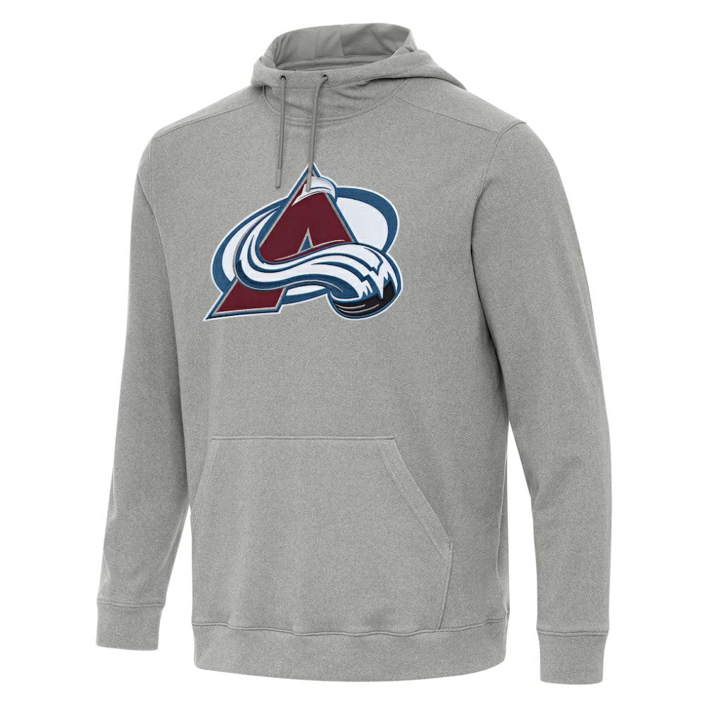 Colorado Avalanche Antigua Cloud Pullover Hoodie - Heather Gray | US 202234899