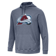 Colorado Avalanche Antigua Cloud Pullover Hoodie - Heather Navy | US 202234901
