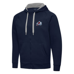 Colorado Avalanche Antigua Big & Tall Victory Full-Zip Hoodie - Navy | US 202235029