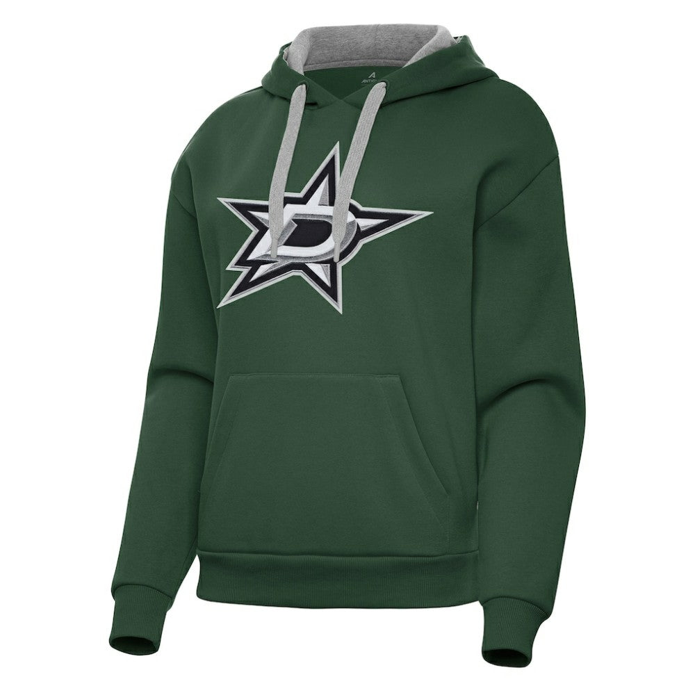 Dallas Stars Antigua Women's Victory Pullover Hoodie - Hunter Green | US 202235586