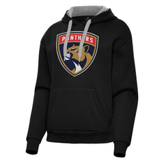 Florida Panthers Antigua Women's Victory Pullover Hoodie - Black | US 202235600
